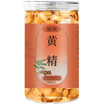 婉明 黄精250g/罐 黄精切片干货 即食黄精茶 泡水泡茶 2罐起售