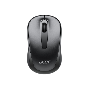 宏碁（acer）鼠标 无线鼠标 微声 舒适握感 办公鼠标 台式机笔记本电脑通用鼠标 便携鼠标 M157黑色