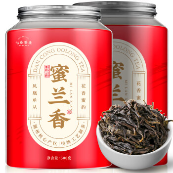 七春凤凰单枞茶蜜兰香单丛茶 乌龙茶单枞罐装500g茶叶自己喝可冷泡