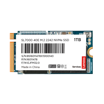 联想（Lenovo）1TB SSD固态硬盘 M.2接口(NVMe协议)PCIe4.0 SL7000 40E系列 2242