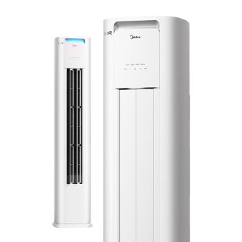 美的空调 酷省电 3匹 新一级能效 变频冷暖 空调立式 客厅空调柜机 高温制冷 云朵 KFR-72LW/N8KS1-1P
