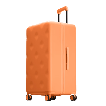 不莱玫大容量行李箱高颜值女拉杆箱男密码箱学生旅行箱22英寸 橙色