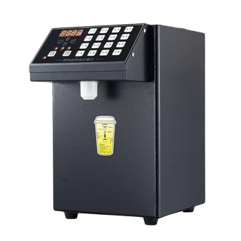 别颖果糖定量机商用奶茶店烤奶专用吧台全自动全套设备零卡糖浆果糖机   黑色304内胆大电机