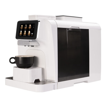 MCILPOOG全自动家用商用办公咖啡机 一键奶咖 自动清洗 内置恒温奶罐 高温高压萃取 白色