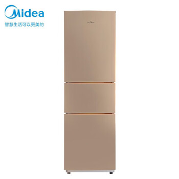 美的（Midea）213升 三门冰箱 三门三温低温补偿家用冰箱冷藏冷冻大容量BCD-213TM(E)阳光米