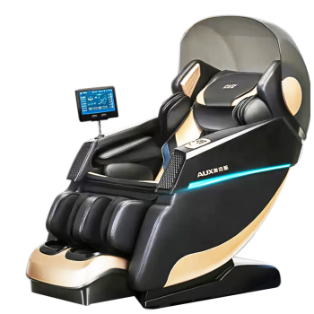 奥克斯（AUX）按摩椅家用全身按摩S500（金色款）全自动电动按摩座椅太空舱按摩多功能降噪心率监测  