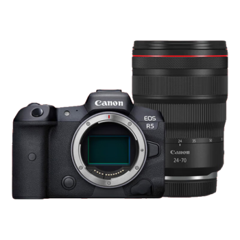 佳能（Canon）EOS R5 全画幅微单相机 8K Vlog高清视频直播照相机 RF24-70mm F2.8 IS USM标准变焦 旅行畅玩套装