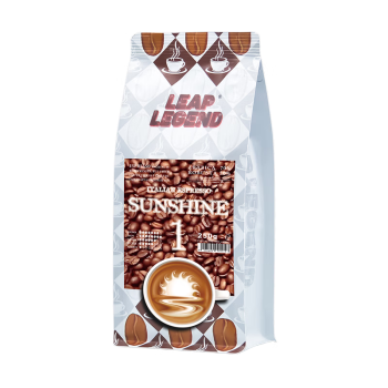 Leap Legend品质节好礼阳光1号 欧洲高端咖啡醇香纯黑意式美式特浓咖啡豆250g