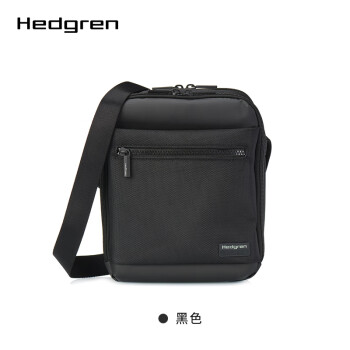 海格林（hedgren）斜挎包男士单肩休闲商务单肩包 HNXT02003黑色