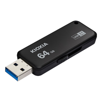 铠侠（Kioxia）64GB U盘  U365 随闪系列 黑色 USB3.2接口