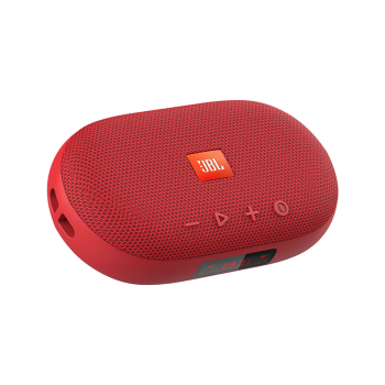 JBL TUNE3 多功能插卡蓝牙音箱 便携式户外音响 FM收音机TF卡 学生学习老人娱乐SD18升级款 红色