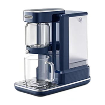摩飞电器 即热家用饮水机办公茶吧机一体式多段控温泡茶机MR6087 轻奢蓝（泡茶饮水2合1）