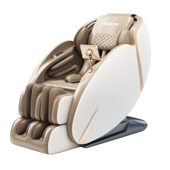 美菱 MELNG家用按摩椅4D全自动多功能智能零重力颈椎肩颈腰电动沙发送爸妈父母亲节礼物YS06卡其色
