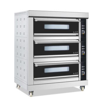 碧野（BIYE）烤箱商用 电脑款三层六盘电烤箱（全钢型）LHD-306HZ-BB
