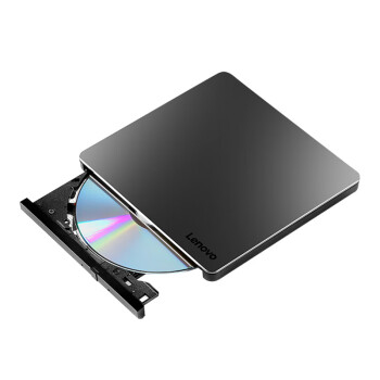 联想（Lenovo）外置DVD刻录机 DB85 8倍速 Type-C+USB双接口 免驱动安装 铝合金材质 外置光驱移动光驱