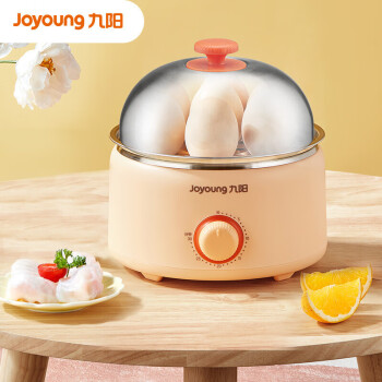 九阳（Joyoung）煮蛋器 多功能定时旋钮蒸蛋器可煮7个蛋量 ZD7-GE320(单)