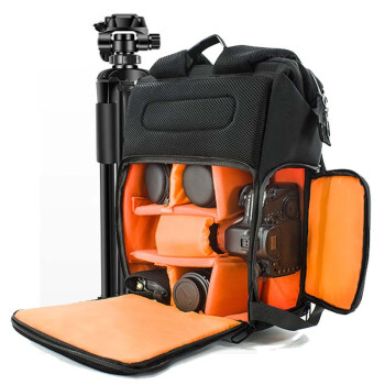 Fly-Leaf TUNO摄影包相机包专业器材上下仓收纳单反微单无人机户外双肩背包 黑色20寸