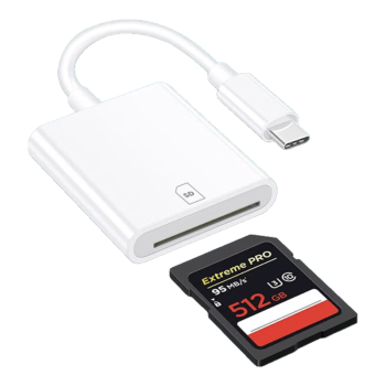 连拓（LinkStone）Type-C苹果15读卡器 USB-C多功能SD otg读卡器适用于行车记录仪单反监控手机相机存储内存卡