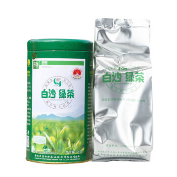 白沙海南特产圆罐绿茶2024年春茶陨石坑农垦茶业口粮茶一级100g1罐