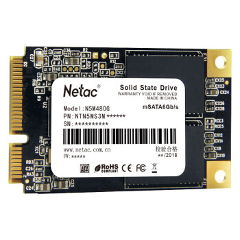 朗科 480G/512G SSD固态硬盘 N5M迅猛系列 MSATA接口