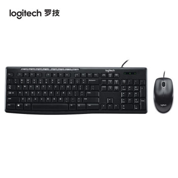 罗技（Logitech） MK200 有线键鼠套装 办公键鼠 黑色