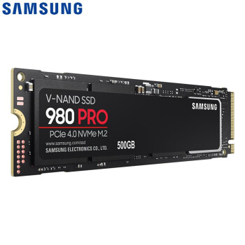 三星（SAMSUNG）980 PRO SSD固态硬盘 M.2接口(NVMe协议PCIe 4.0 x4) 500GB