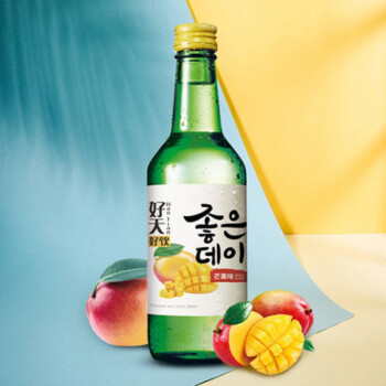 好天好饮360ml20瓶装果味烧酒混合装韩国原装进口好天芒果味20瓶4烧