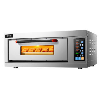 喜莱盛烤箱商用大型披萨燃气烤炉 蛋糕面包月饼烤鱼电烤箱一层一盘微电脑面板XLS-YXY-101A