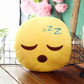 致年华 可爱qq滑稽表情包暖手抱枕 搞怪插手捂毛绒玩具 送男女可爱