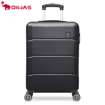 爱华仕（OIWAS）行李箱男密码箱大容量拉杆箱女20英寸大学生旅行箱OCX6639黑色