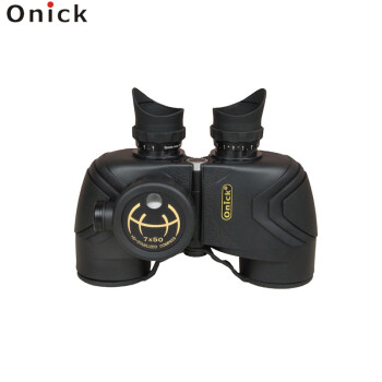欧尼卡（Onick）望远镜侦察兵系列7x50高清高倍双筒望远镜 军标密位测距带罗盘指南针带十字分划线ZCB-7515