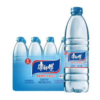 康师傅 包装饮用水550ml*12瓶（送3瓶）超值家庭装