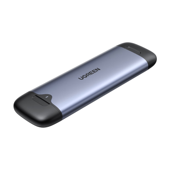 绿联 M.2 NVMe/SATA双协议移动硬盘盒 Type-C/USB3.2双接口固态SSD台式笔记本电脑外置直插式硬盘盒子70532