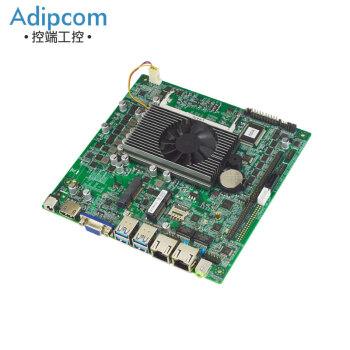 控端(adipcom)KD-7380 工控主板3855U双网口6串工业广告收银一体机迷你ITX电脑主板