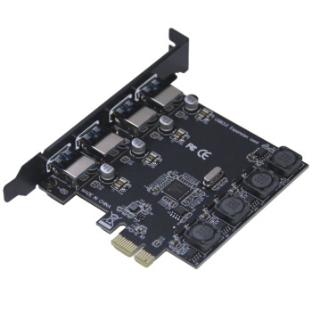 魔羯 MOGE MC2016 台式机PCIEx1转4口USB3.0独立供电扩展卡 瑞萨(NEC)芯片