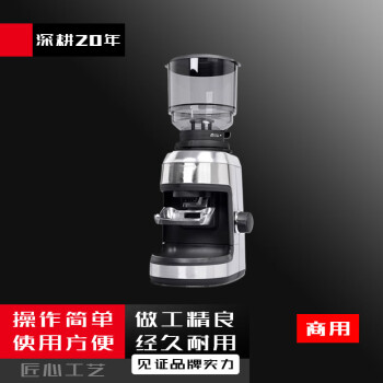 尊帛磨豆机ZD-17N意式电动家商用专业全自动咖啡豆研磨机小型   ZD-17N银