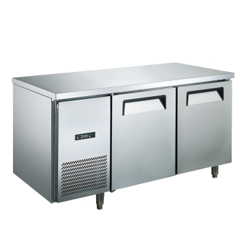 世麦商用厨房冷冻冷藏工作台风冷无霜 卧式冰柜不锈钢平冷操作台1.2*0.76*0.8米冷藏工作台SM-S12C2F