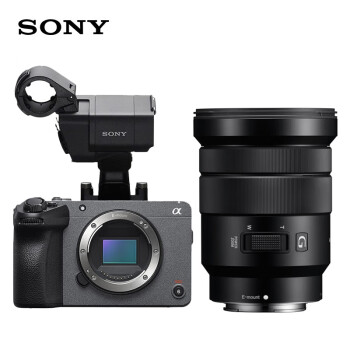 索尼（SONY） FX30 紧凑型4K Super 35mm 电影摄影机 4K摄像机（含E PZ 18-105mm F4 G 镜头）手持握柄套装