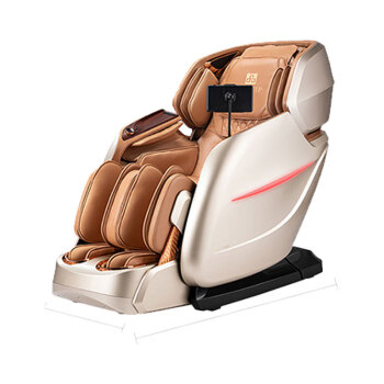 迪斯（Desleep） 按摩椅家用全身智能4D按摩太空舱零重力多功能电动按摩沙发椅子 琥珀金 DE-A22L
