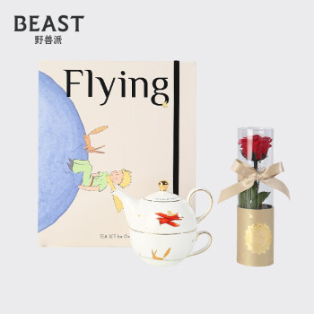 野兽派（THE BEAST）小王子梦想家系列单人茶具永生花礼盒生日礼物