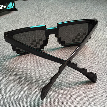 【春上新】马赛克眼镜社会人像素墨镜抖音道具同款玩具热门眼镜表情包