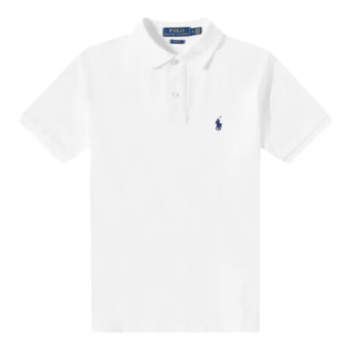 Polo Ralph Lauren拉夫劳伦男士商务休闲小马标短袖POLO衫710548797001 白色 M