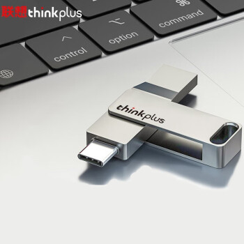 联想（lenovo）ThinkPlus双接口手机U盘 USB3.2/Type-c金属优盘 商务学生便携U盘 MU90-128G