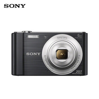 索尼（SONY）DSC-W810 便携数码相机/卡片机 黑色 约2010万像素 6倍光学变焦（含128G卡）