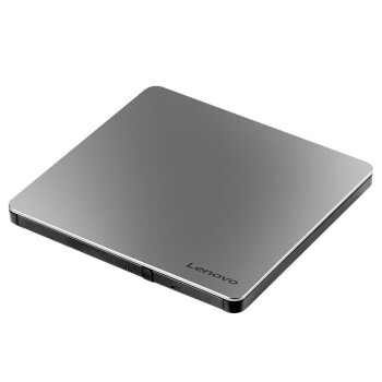 联想（Lenovo）外置DVD刻录机光驱 8倍速 Type-C+USB双接口 移动光驱（金属外壳） DB85（深灰色）