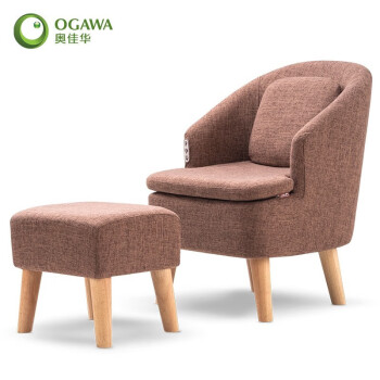 奥佳华 OGAWA 按摩椅 沙发椅多功能小型加热mini 趣沙发 棕色 OG-5158