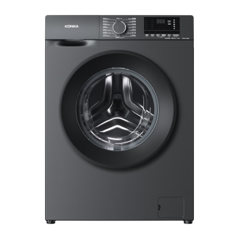 康佳（KONKA）8公斤滚筒洗衣机全自动 变频电机 一级能效 99%除菌100%除螨 超薄嵌入 灰色 以旧换新KG80-J1206BT