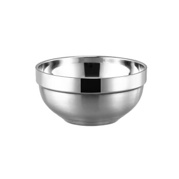 胜佳 SJ333 商用双层防烫 304不锈钢碗 汤碗食堂饭碗 口径11.5cm*10个装