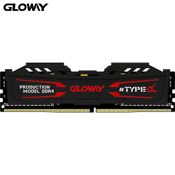 光威(Gloway)TYPE-α系列 DDR4 3200 8G 台式机电脑内存条 石墨灰散热片