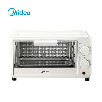 美的（Midea） PT10X1多功能家用 迷你小烤箱 电烤箱蛋糕烘焙 60-230℃调温 白色